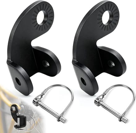 Universele Fietskar Koppeling met Borgpen | 2 Stuks Trekhaak Adapter voor Honden- en Kinderanhangers