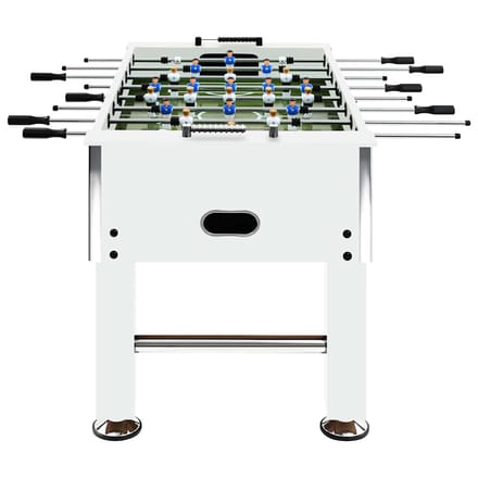 vidaXL Voetbaltafel 60 kg 140x74.5x87.5 cm staal wit