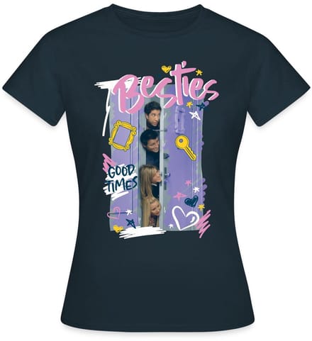 Friends Beste Vrienden Deur T-Shirt Dames