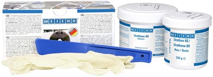 WEICON Urethan 80 – 0,5 kg licht beige rubberachtig