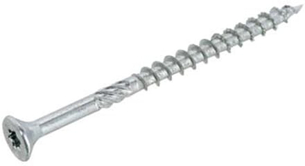 Dynaplus - Unischroeven - Torx 20 platkop - 4 x 80mm - Verzinkt - Deeldraad (200 stuks)