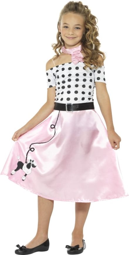 50's Jurk Poedel Meisje - Maat S