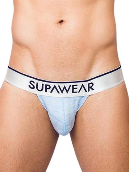 SUPAWEAR HERO Jockstrap Blue - MAAT XL - Heren Ondergoed - Jockstrap voor Man - Mannen Jock