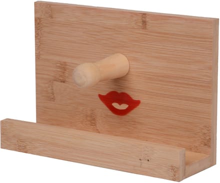 UNUS® Brillenstandaard brillenhouder bamboe hout lippen