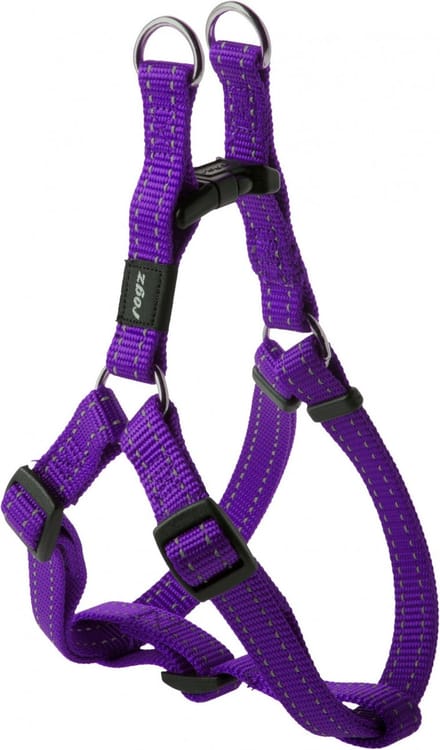Rogz For Dogs Lumberjack Step-In Hondentuig - 25 mm x 67-103 cm - Paars