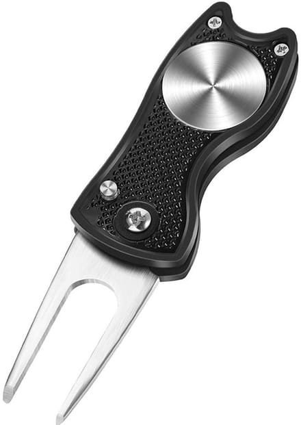 Vt products - Golfdivot Tool - Opvouwbare Pitchfork - Roestvrij staal - Praktisch