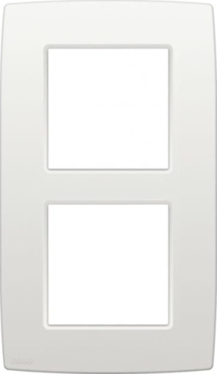 NIKO original 2-voudige afdekplaat centerafstand 60mm WIT