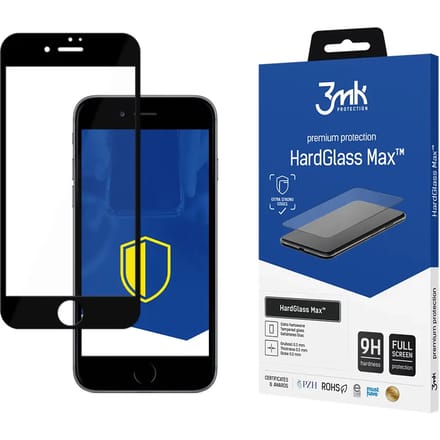 Versterkt gehard glas 3MK Apple iPhone 8 - HardGlass Max™