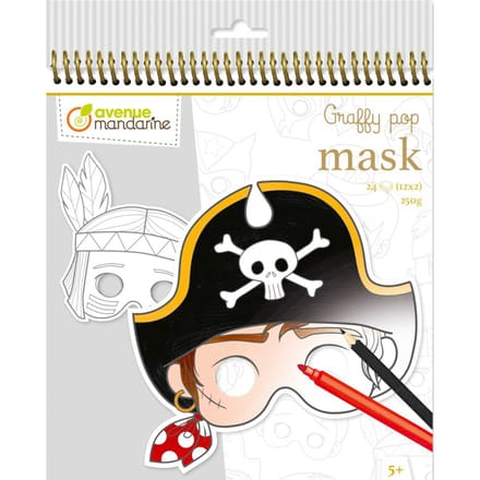 Maskers | Figuren | Karton | 24 stuks