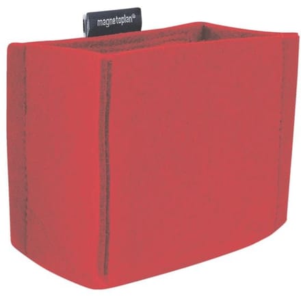 magnetoplan magnetoTray MEDIUM 1227706 Penhouder magnetisch (b x h x d) 130 x 100 x 60 mm Rood