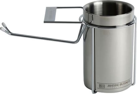 Marine Business Windproof RVS Wijnkoeler met Tafelklem Ø 11.5 x 19cm