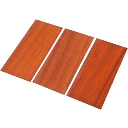 3 Pièces Feuille de Placage de Guitare Grain de Bois Acajou Plaque de Placage de Guitare Accessoire pour Décoration orange