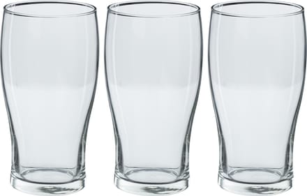 Secret de Gourmet Bierglazen groot - 12x stuks - transparant - 570 ml - 16 cm