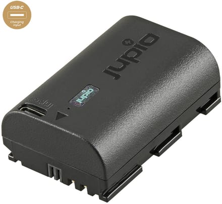 Jupio LP-E6P *ULTRA C* (USB-C input) 2600mAh (6A continuous discharge) 18.7Wh