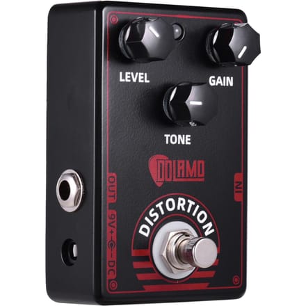 Dolamo D-4 High Gain Distortion Gitaareffectpedaal True Effectpedaal in Britse stijl met True zwart