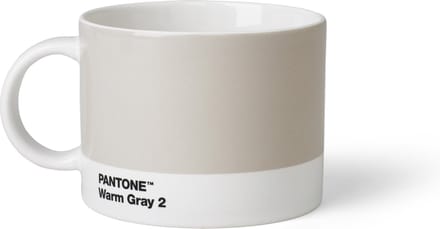Copenhagen Design - Theebeker 475 ml - Warm Gray 2 - Porselein - Grijs