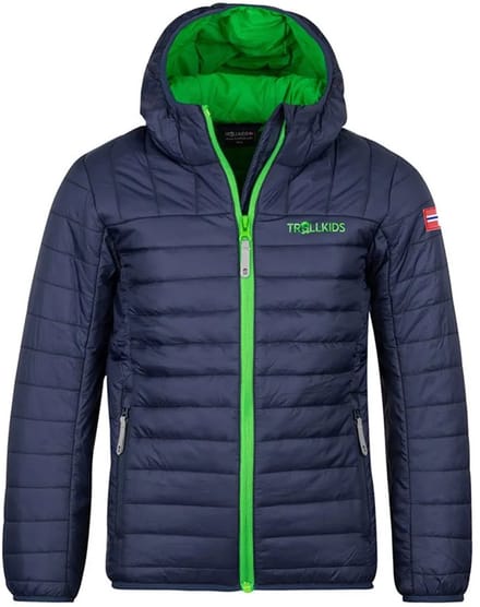 Trollkids Eikefjord Jas Groen,Blauw 122 cm Kinderen