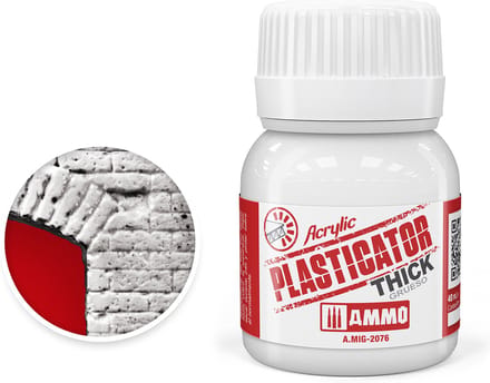 AMMO by Mig Jimenez Hobbyverf Acrylverf - MIG 2076 Acrylic Plasticator THICK - 40ml Verf potje - 40 ml