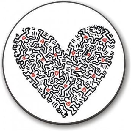 Eminent Keith Haring Mouse Pad Zwart, Rood, Wit