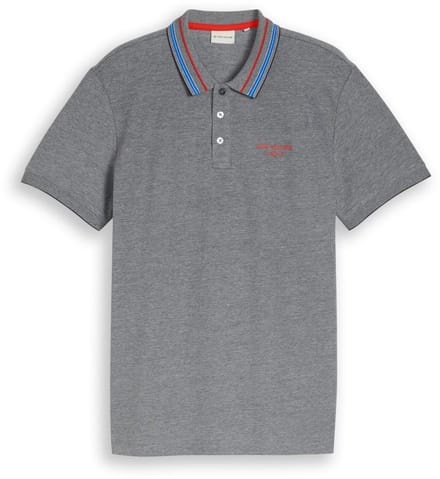 Tom Tailor - Heren polo - Maat M - Mannen - MARINE - katoen