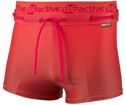 BECO Zwemboxer Beactive - Heren - Polyamide/elastaan - Rood - Maat M