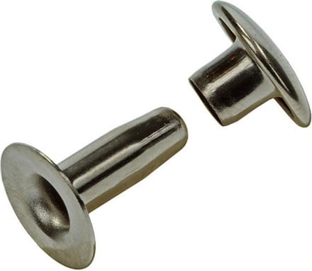 SAM Klinknagels - Messing Vernikkeld - 4,2 x 12 mm - 5 Klinknagels