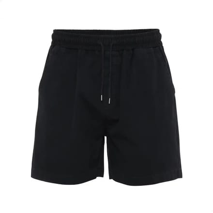 Twill Short broek Colorful Standard Organic deep black