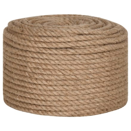 vidaXL - Jute - Touw - 1 - mm - Naturel - 100% - Tossa - jute