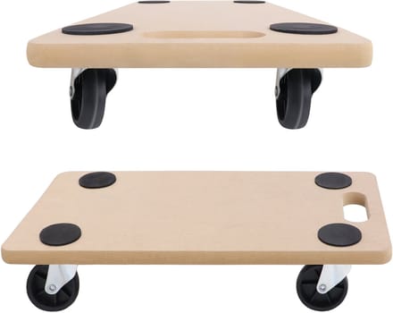 ACXIN Transportroller Meubelroller-2Stk-MDF-200kg-580x290x108mm