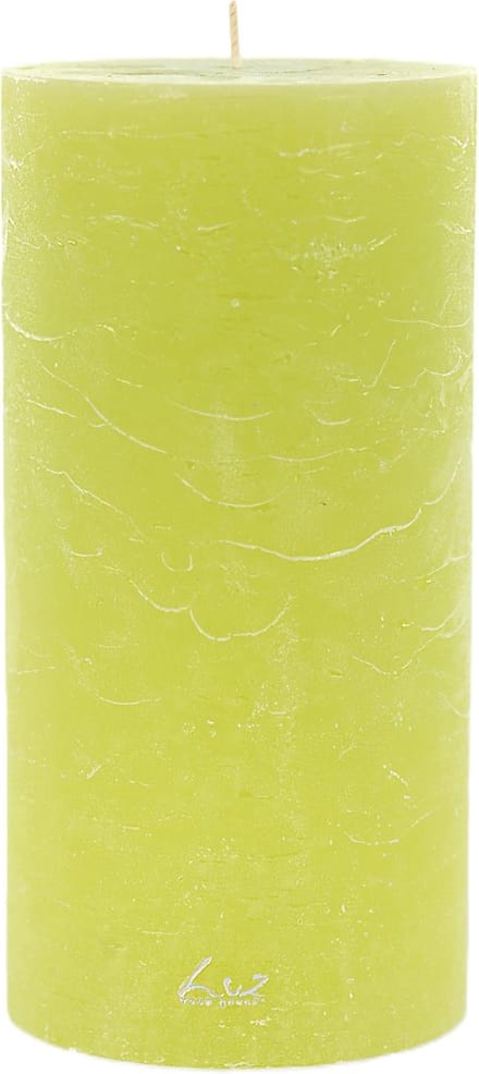 Rasteli Luz Your Kaars Cilinder Groen lime Groen D 10 cm H 20 cm