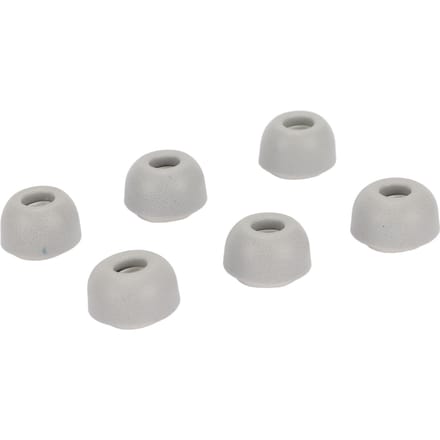 6 Pièces Embouts en Mousse à Mémoire de Remplacement Réduction de Bruit Professionnelle Embouts d'Écouteurs Confortables pour Écouteurs IOS white