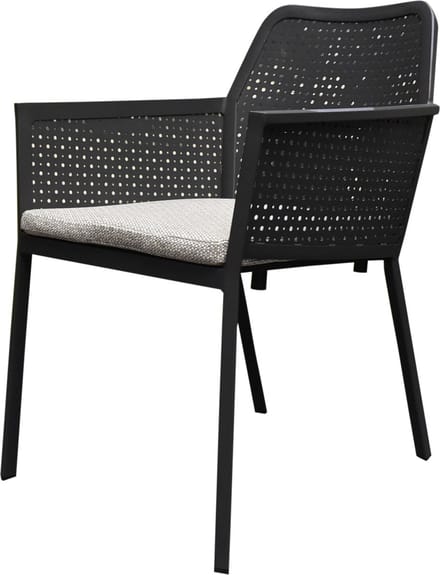 Rivola dining tuinstoel aluminium antraciet