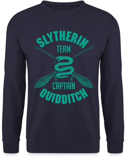 Harry Potter Slytherin Team Captain Quidditch Sweater Heren