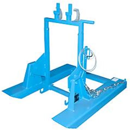 Afvalcontainerkieper MK 120, blauw gelakt