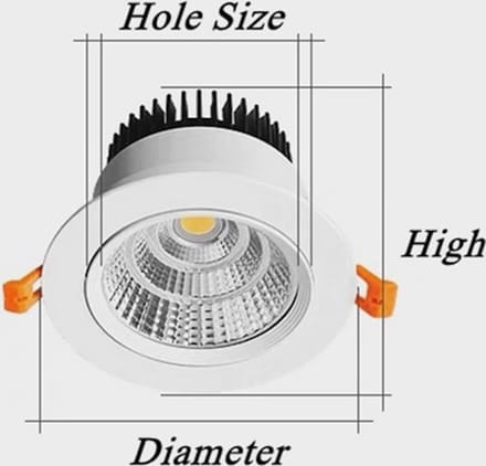 LED inbouwspot dimbaar 7 Watt