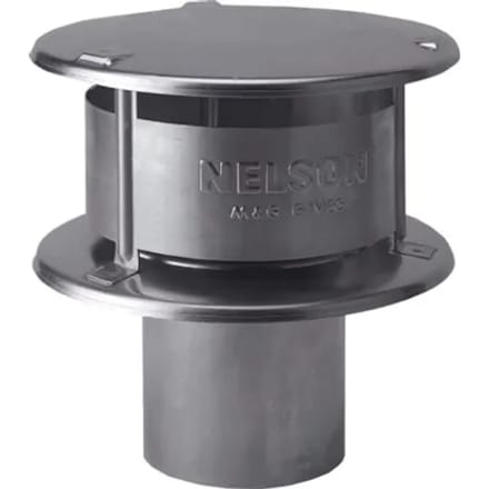 Burgerhout Nelson rookgaskap Ø130mm Aluminium Nelson