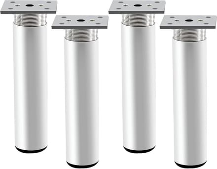 Verstelbare Meubelpoten - 4 Stuks Aluminium Hoogte Instelbaar 200 mm