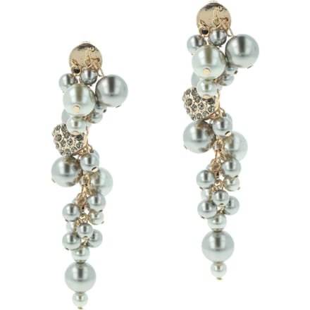 OTAZU Ultimate Pearl Earhangers Grey Größe: OS | Ohrringe Outlet | Damen | Weiß
