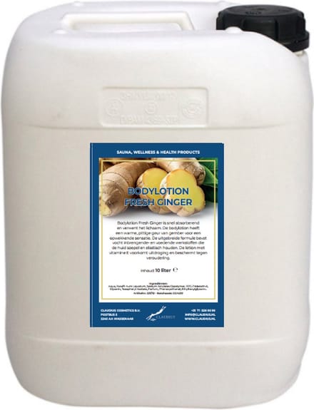 Bodylotion Fresh Ginger 10 Liter - navulling