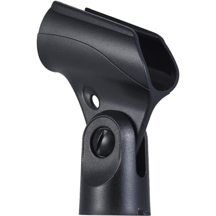 M-7 Plastic Mic Clip Draadloze Microfoonhouder 22mm Verstelbare Kantelhoek zwart