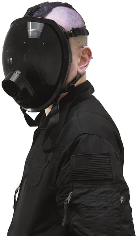 Gasmaster - Zwart MSX Smoke Full Visor Gas Mask