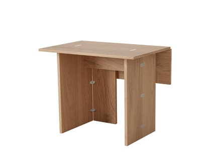 Design House Stockholm - Klaptafel 3-voudig inklapbaar - eiken - 90 x 90 cm - bruin