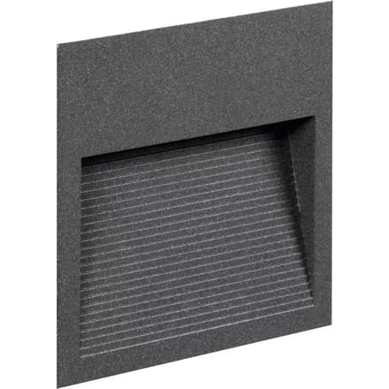 Ingelijste vierkante wandlamp Cristher lighting Slim CRI90 3000K 42º/85º