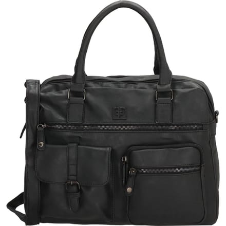 Enrico Benetti Ardèche 66585 Handtas met 15" laptopvak - Zwart
