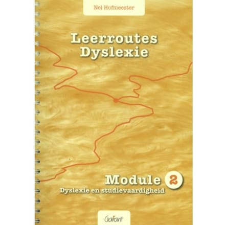 Leerroutes Dyslexie / Module 2 Dyslexie En Studievaardigheid - Nel Hofmeester