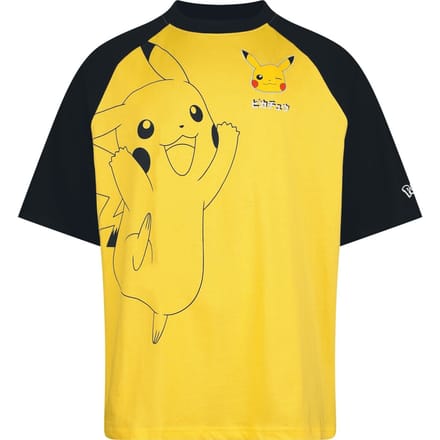 Pokémon - Gaming Oversized T-shirt - Pikachu - Oversize - S tot M - voor Mannen - geel