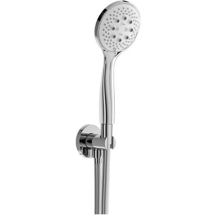 Herzbach LIVING SPA bath set with cone holder and shower connection bend round 11.620225.4.01