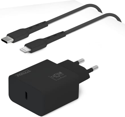 Usb C adapter geschikt voor iPhone 14 / 13 / 12 / 11 / X / 8 / SE - Usb stekker + Lightning naar usb C kabel - 1 meter