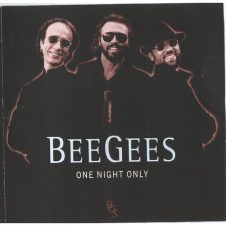 CD BEE GEES  One Night Only 5592202 POLYDOR 1998 Europa Rock Gebruikt