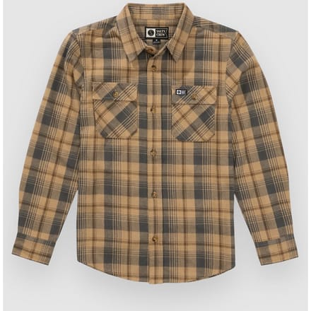 Salty Crew Daybreak Flannel Kids Shirt bruin